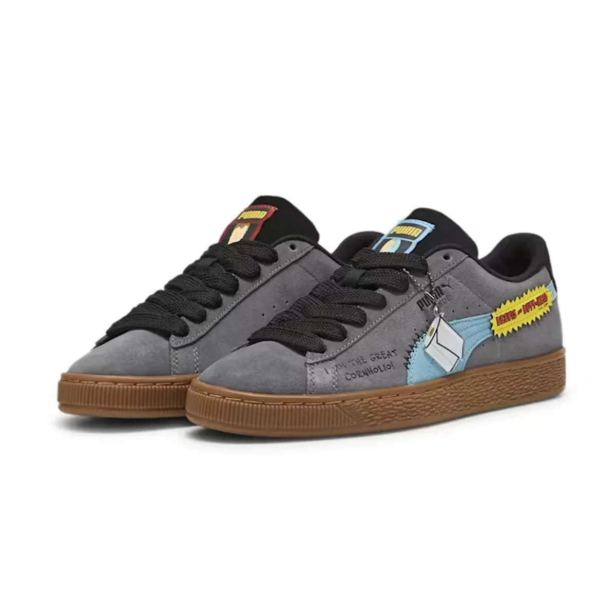 Beavis Butthead Suede Cool Dark Gray.