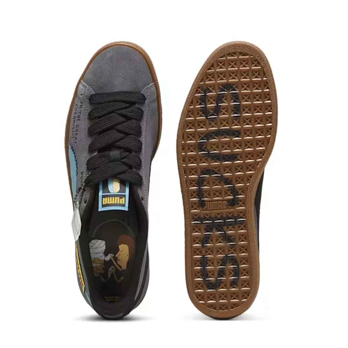 Beavis Butthead Suede Cool Dark Gray.