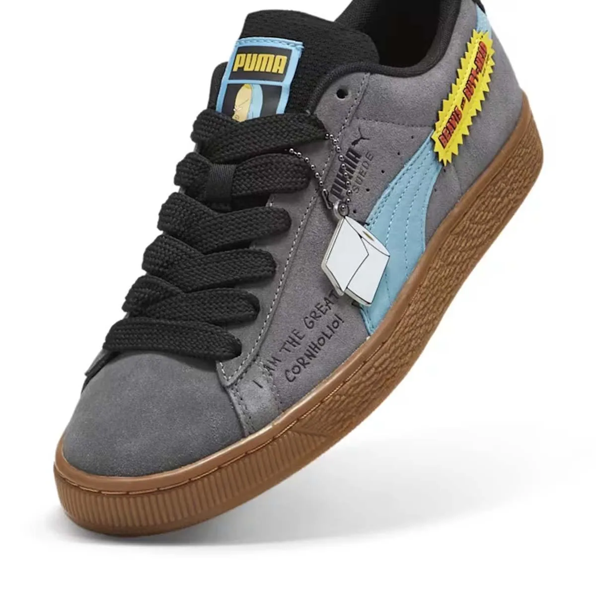 Beavis Butthead Suede Cool Dark Gray.