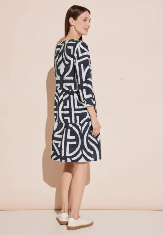 Tunic Print Dress Navy Street One