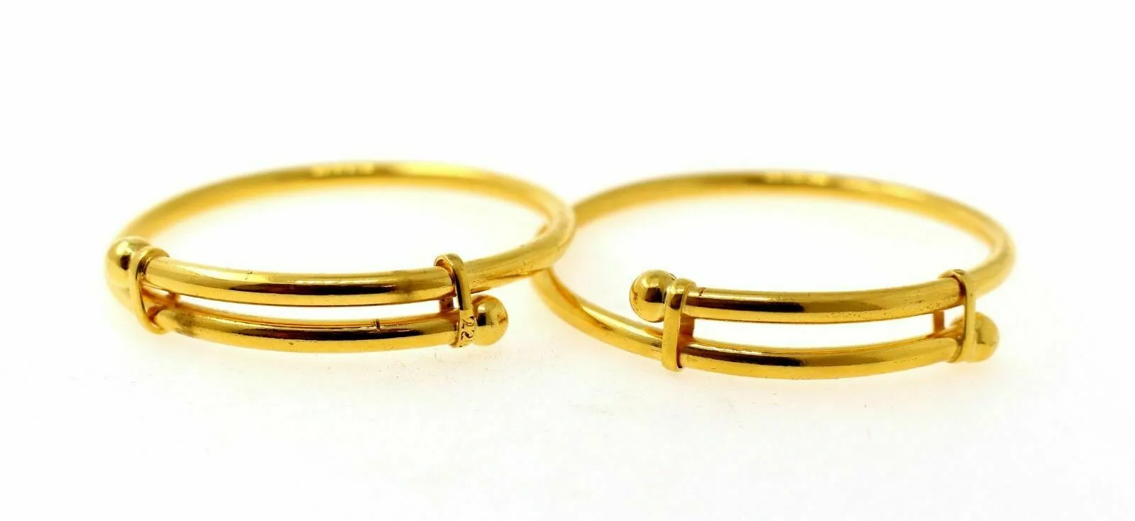 Solid Gold Kid Bangle Bracelet