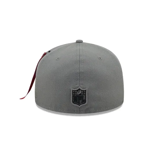 New England Patriots Grey Fitted Hat