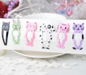 Kids' Cartoon Animal Hair Clips Set