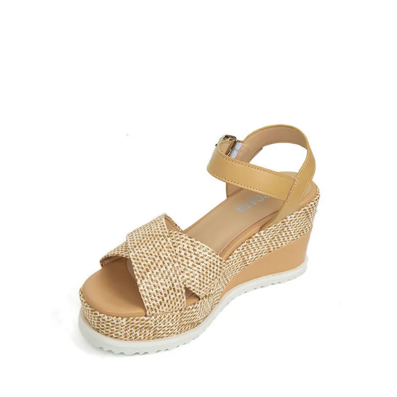 83827-AP1 Wedges - Apricot