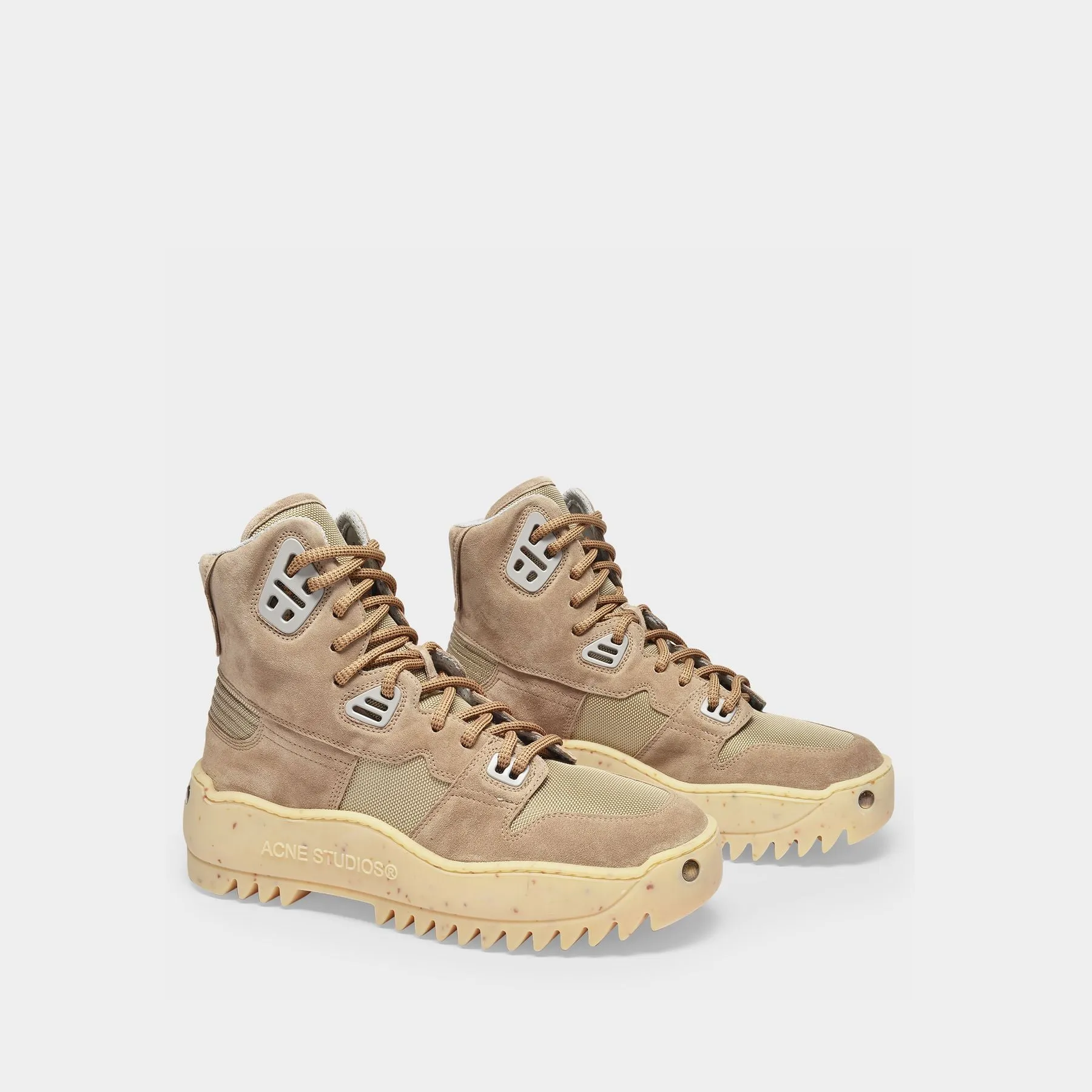 Acne Studios  High Sneakers in Beige