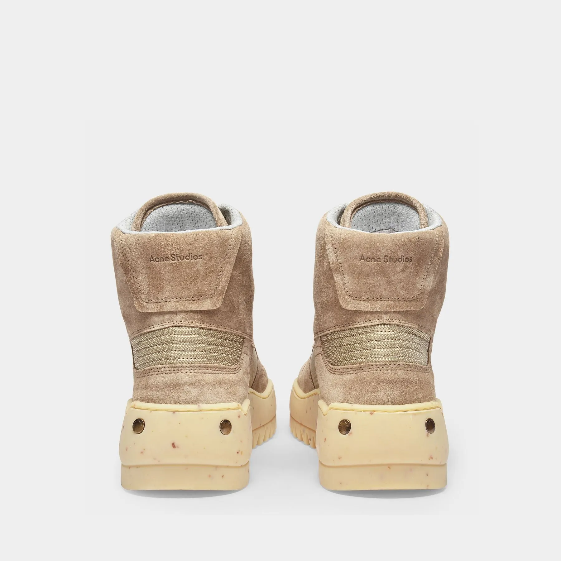 Acne Studios  High Sneakers in Beige