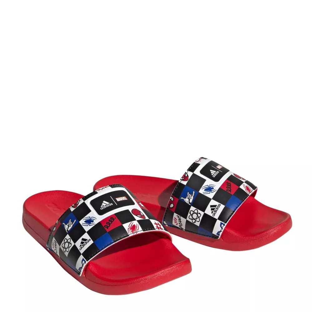 ADIDAS  BOYS LITTLE KID SPIDERMAN ADILETTE COMFORT SANDAL