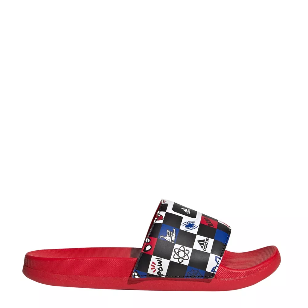 ADIDAS  BOYS LITTLE KID SPIDERMAN ADILETTE COMFORT SANDAL