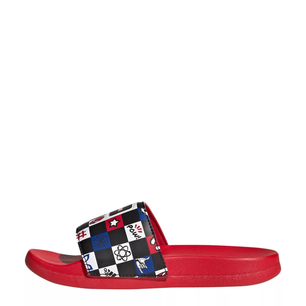 ADIDAS  BOYS LITTLE KID SPIDERMAN ADILETTE COMFORT SANDAL