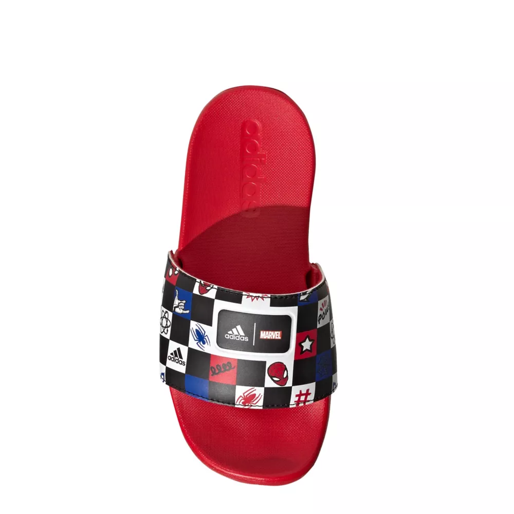 ADIDAS  BOYS LITTLE KID SPIDERMAN ADILETTE COMFORT SANDAL