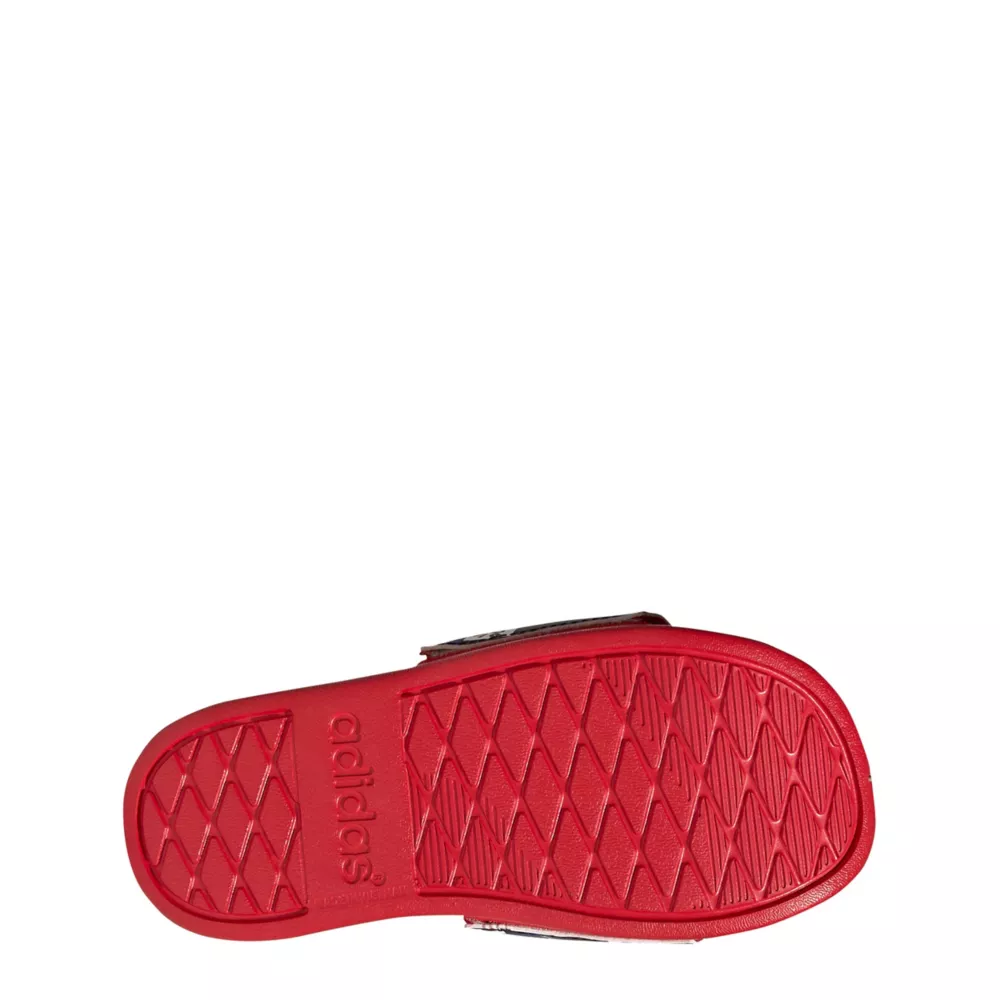 ADIDAS  BOYS LITTLE KID SPIDERMAN ADILETTE COMFORT SANDAL