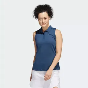 Adidas Women's Sleeveless Polo in Navy