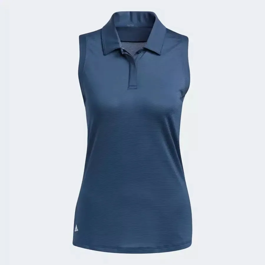 Adidas Women's Sleeveless Polo in Navy