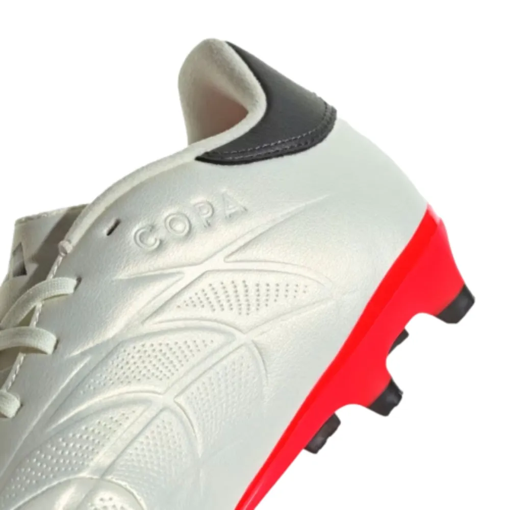 Adidas Men's Copa Pure 2 League Football Shoe Ivory Core Black Solar Red