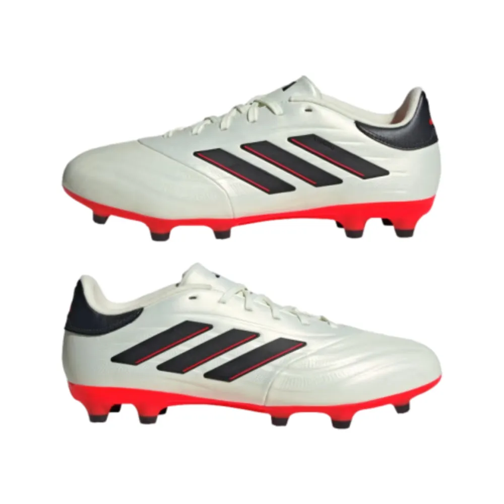 Adidas Men's Copa Pure 2 League Football Shoe Ivory Core Black Solar Red