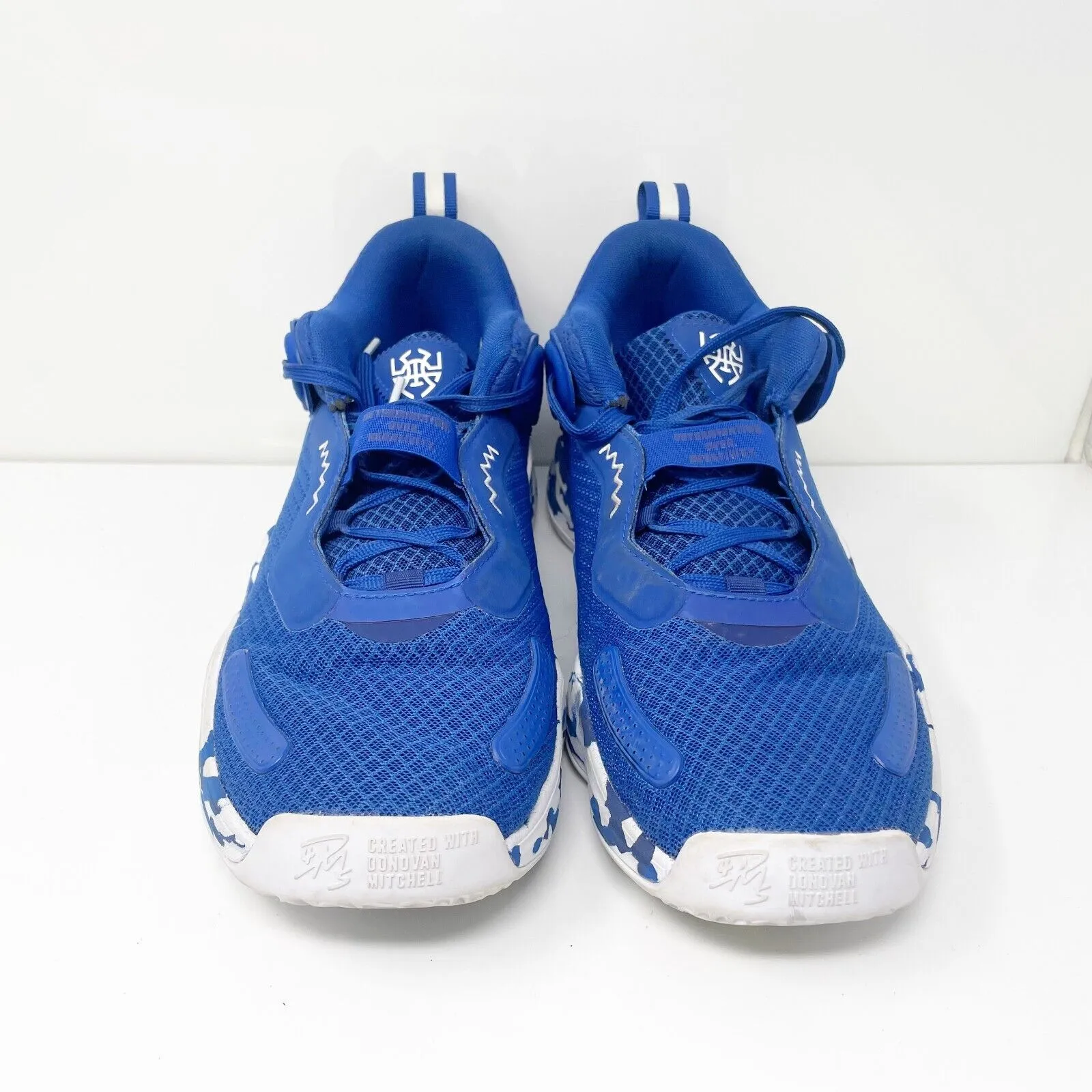 Adidas Mens DON Issue 3 H67718 Blue Basketball Shoes Sneakers Size 12