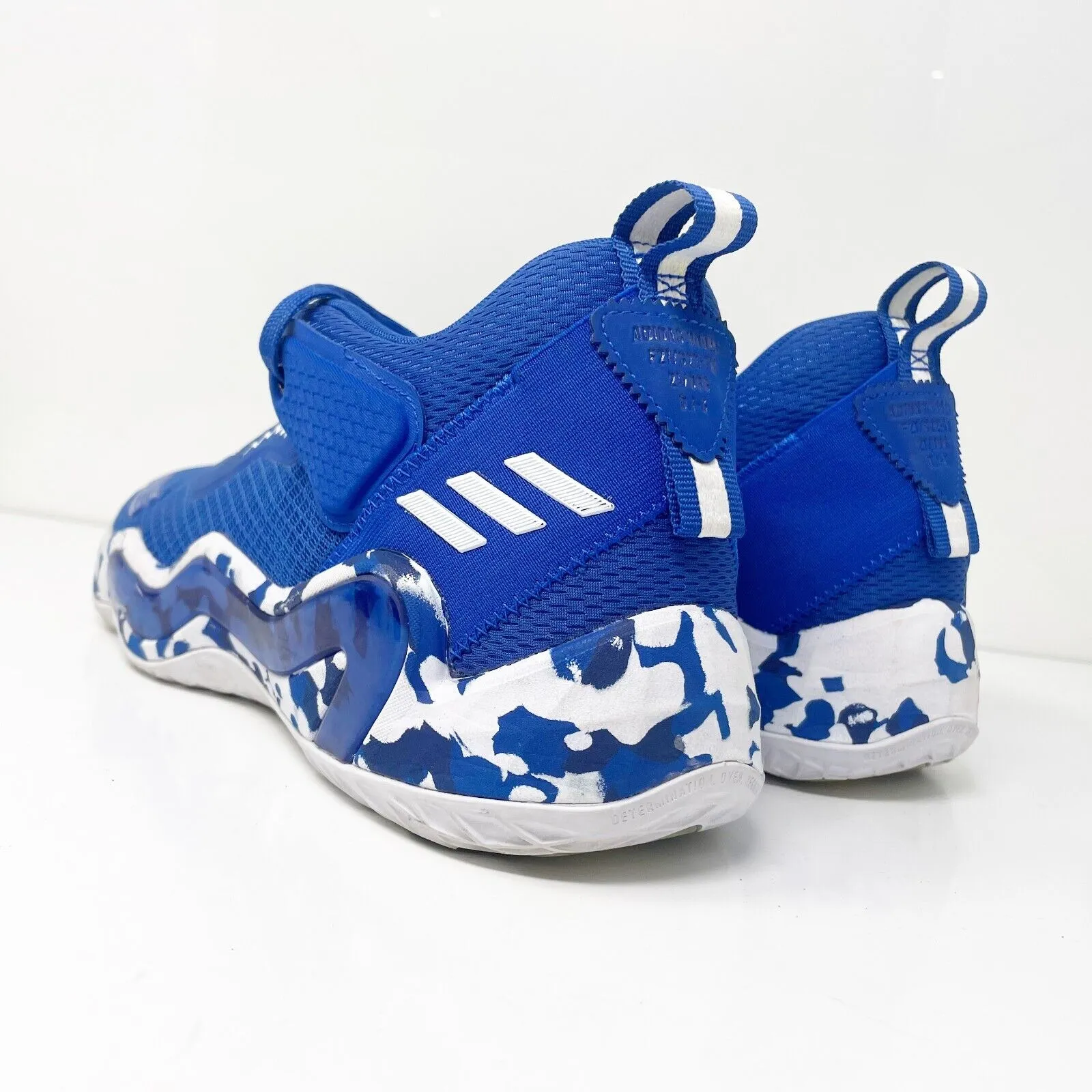 Adidas Mens DON Issue 3 H67718 Blue Basketball Shoes Sneakers Size 12