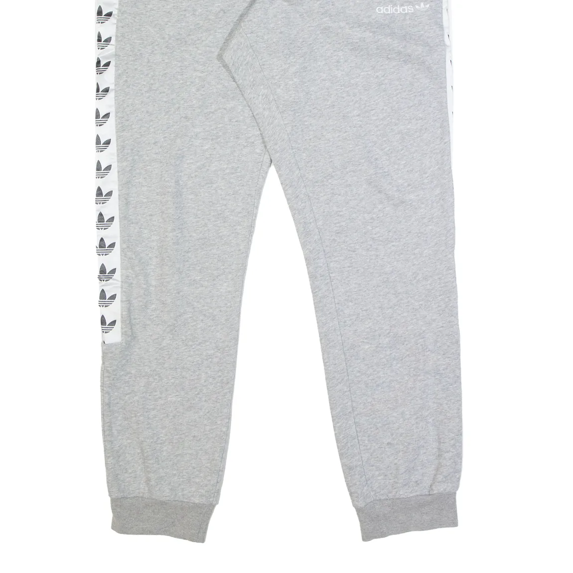 ADIDAS Mens Joggers Grey Skinny L W30 L31