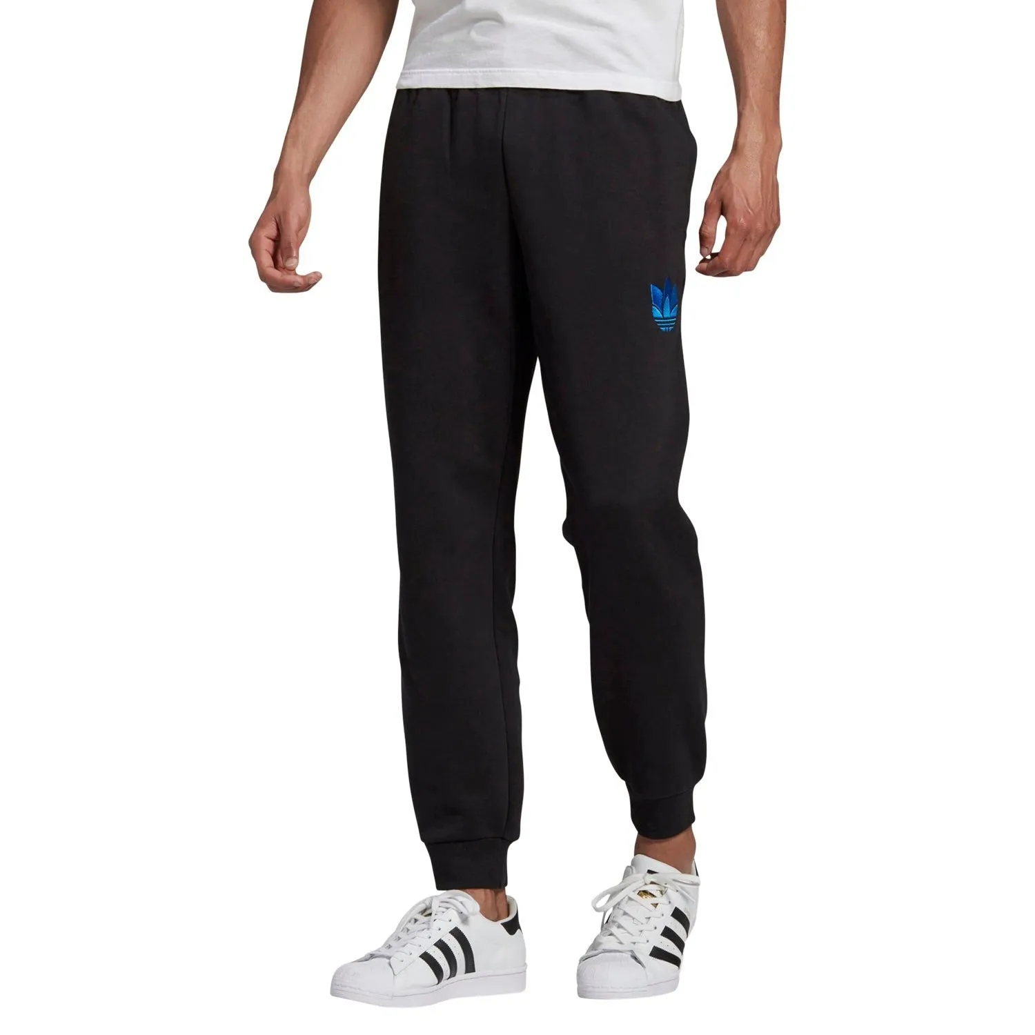 adidas Originals 3D Trefoil Graphic Sweat Pant Joggers - Black