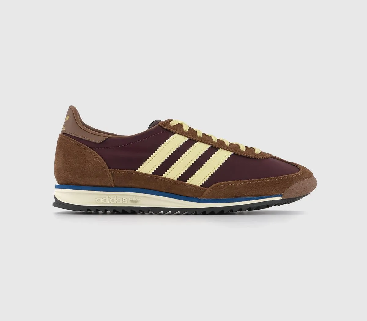 adidas SL 72 Maroon Yellow Preloved Brown Trainers