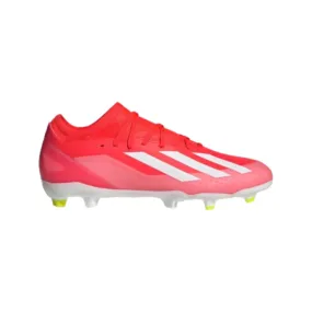 Adidas X Crazyfast League FG Football Shoe - Solar Red/Cloud White/Yellow