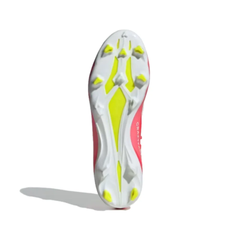 Adidas X Crazyfast League FG Football Shoe - Solar Red/Cloud White/Yellow