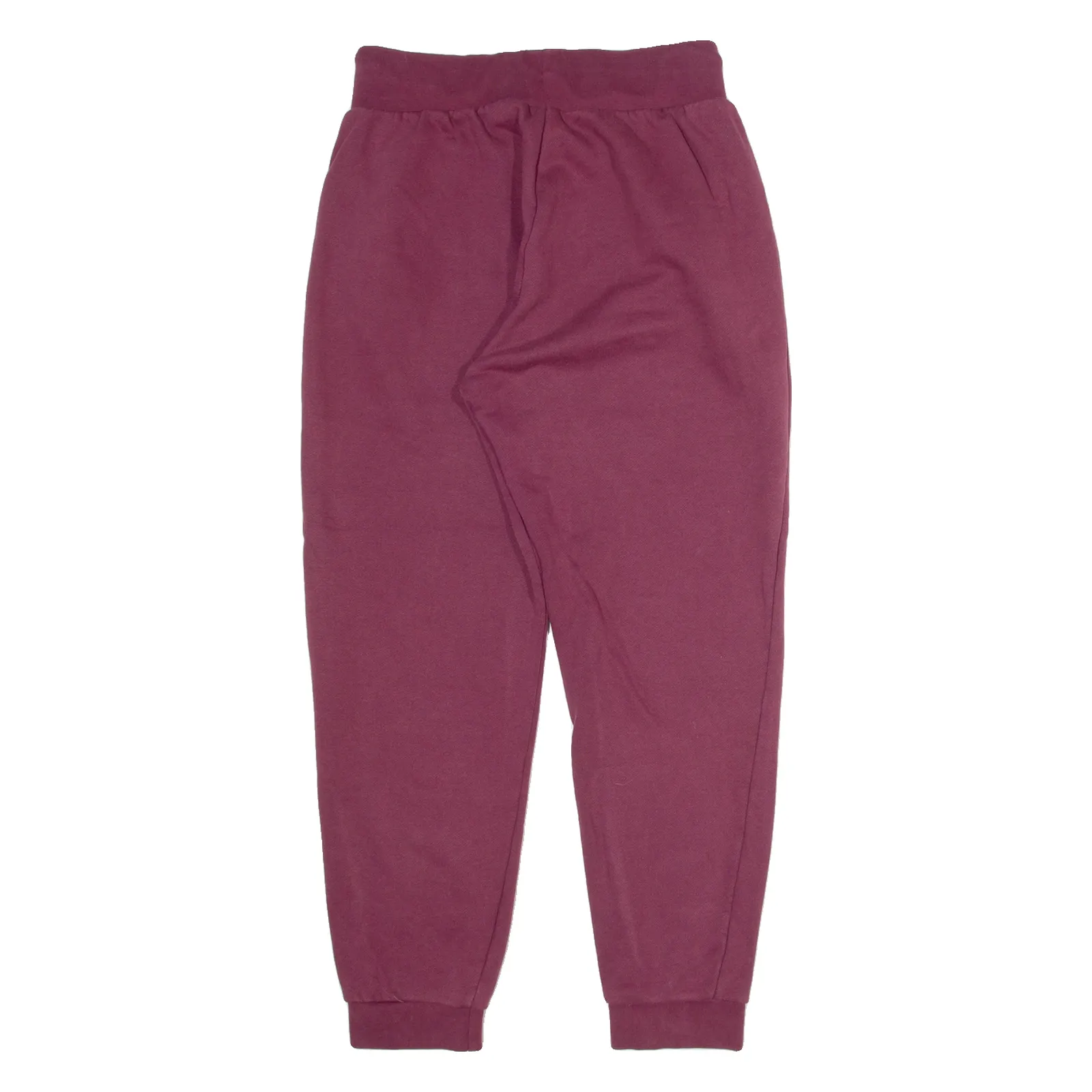 ADIDAS Womens Joggers Maroon Tapered UK 10 W28 L25