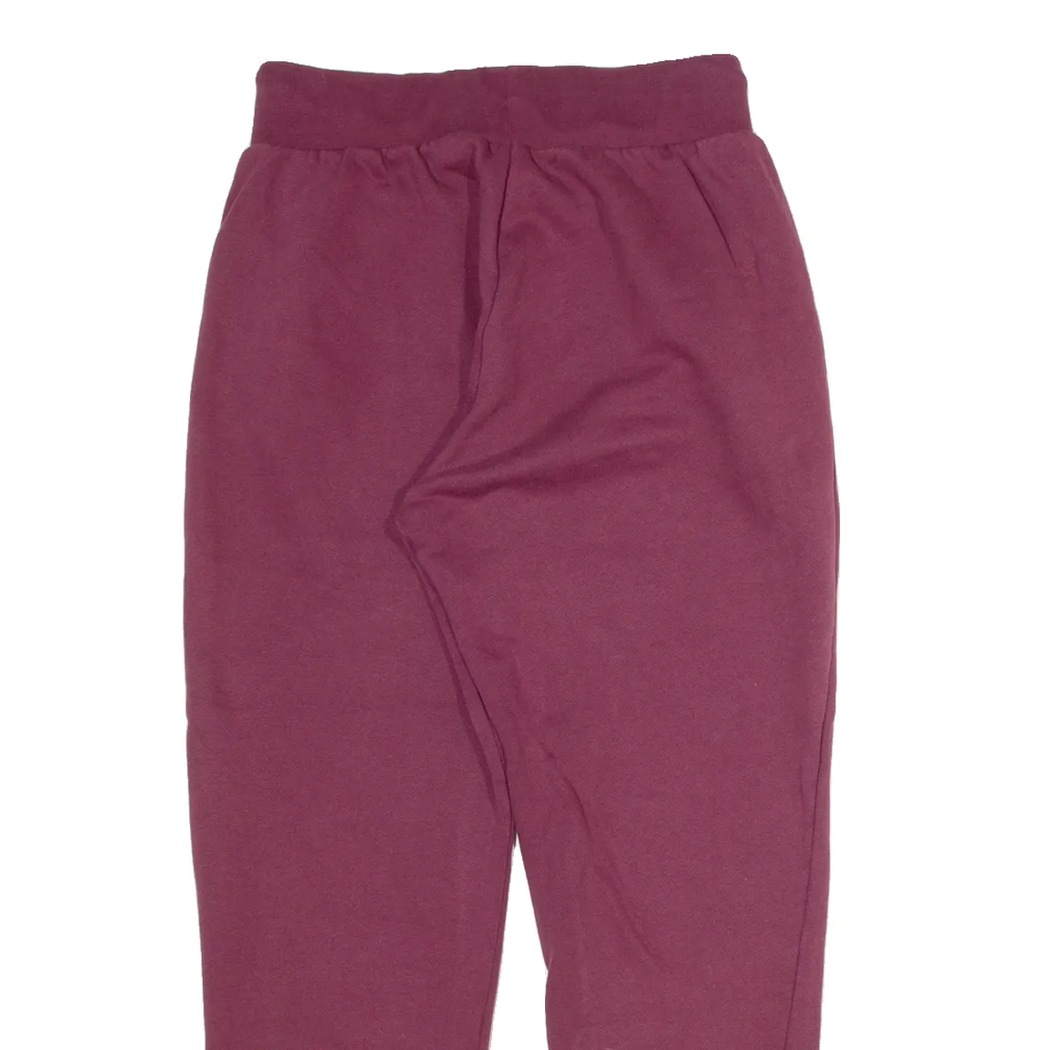 ADIDAS Womens Joggers Maroon Tapered UK 10 W28 L25