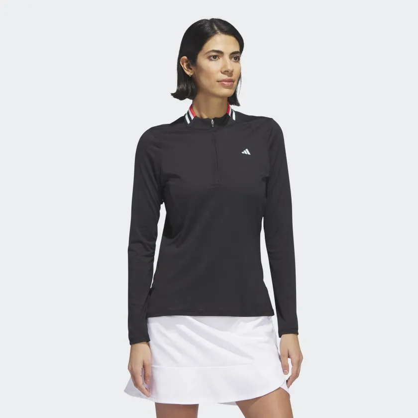 Adidas Ultimate365 Tour Women's Long Sleeve Mock Polo