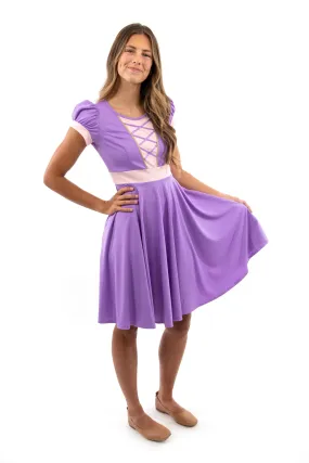 Adult Rapunzel Twirl Dress