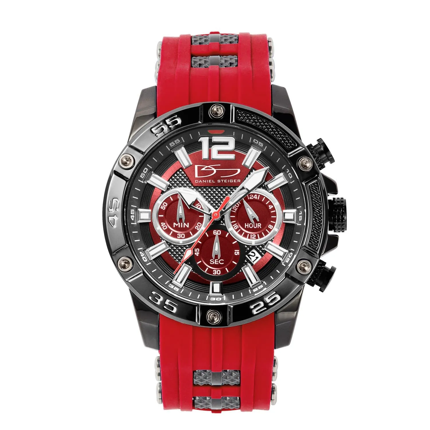 Men's Red Adventurer Watch with Sunglasses