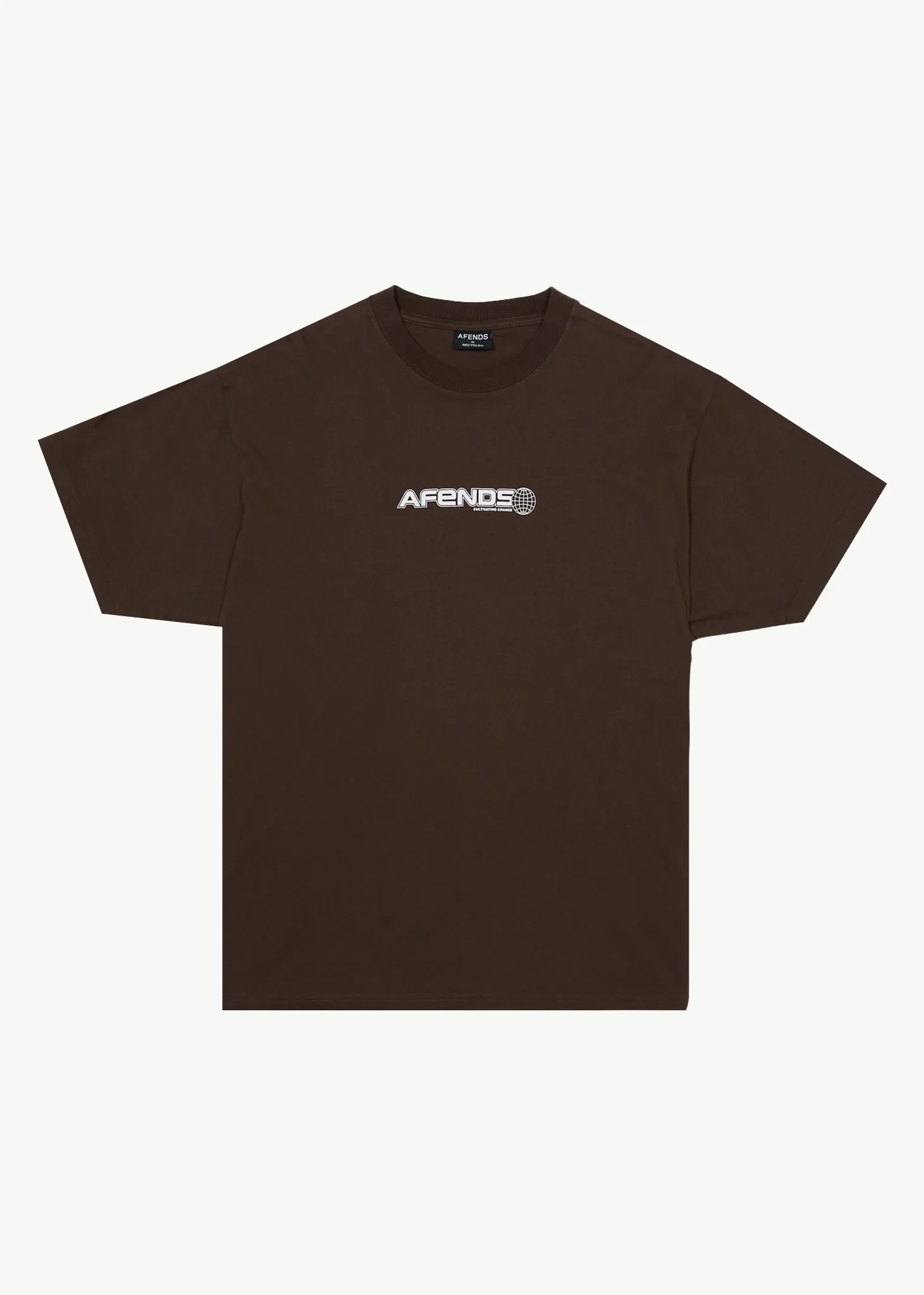 AFENDS Men's Boxy Coffee T-Shirt