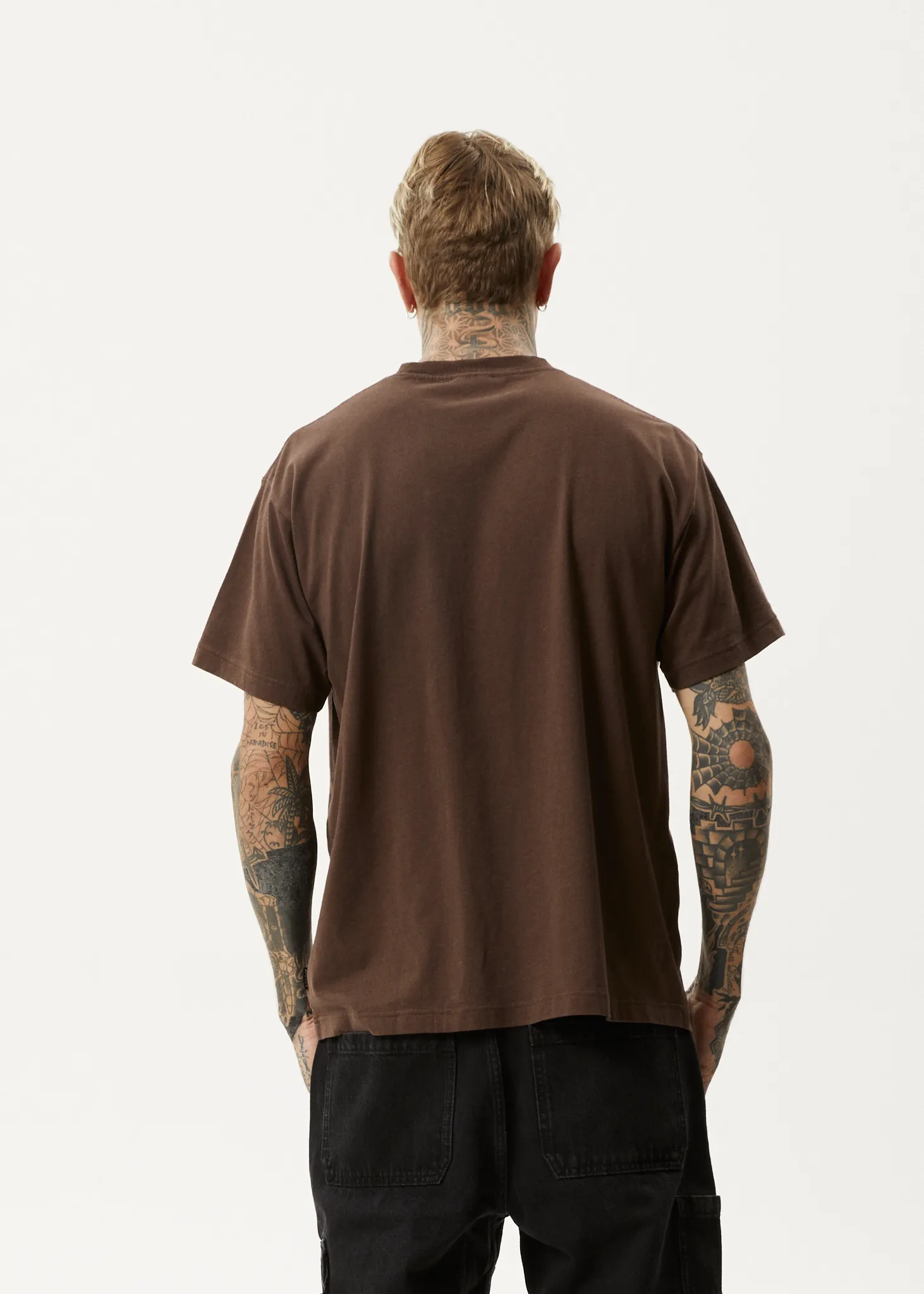 AFENDS Men's Boxy Coffee T-Shirt