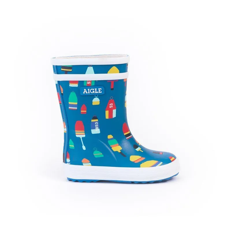 Aigle Baby Flac Kid - Rain Boots for Boys