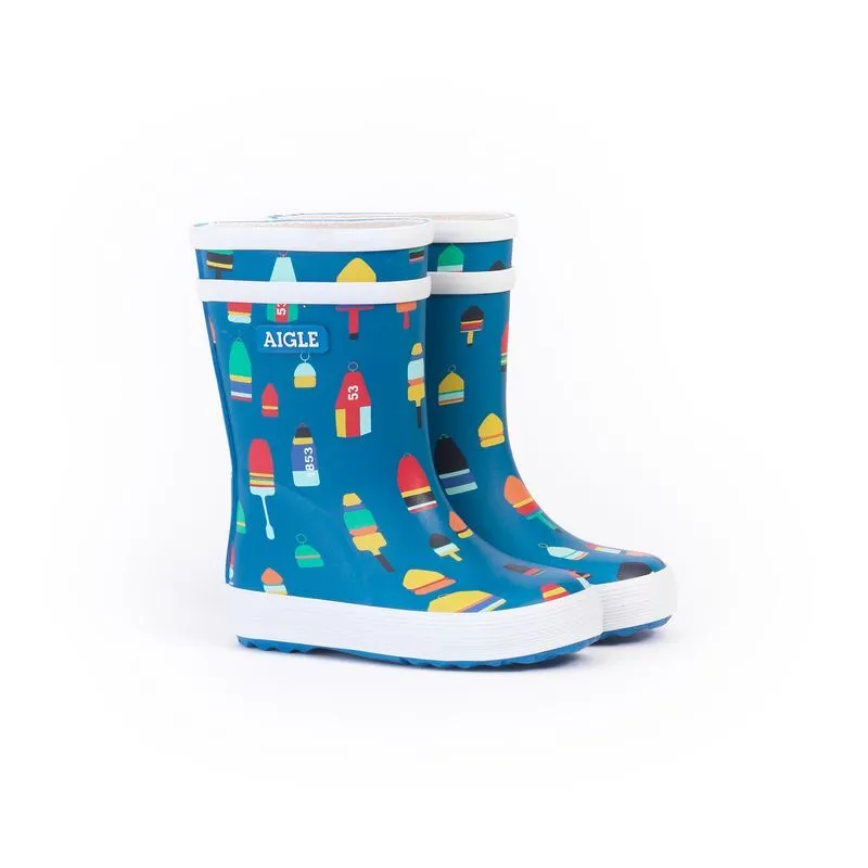 Aigle Baby Flac Kid - Rain Boots for Boys