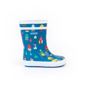 Aigle Baby Flac Kid - Rain Boots for Boys