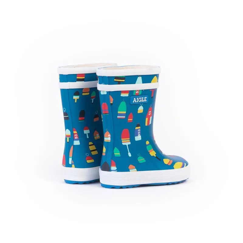 Aigle Baby Flac Kid - Rain Boots for Boys