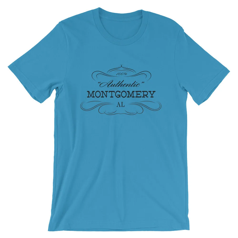 Montgomery AL T-Shirt - Short-Sleeve Unisex - Authentic - Alabama