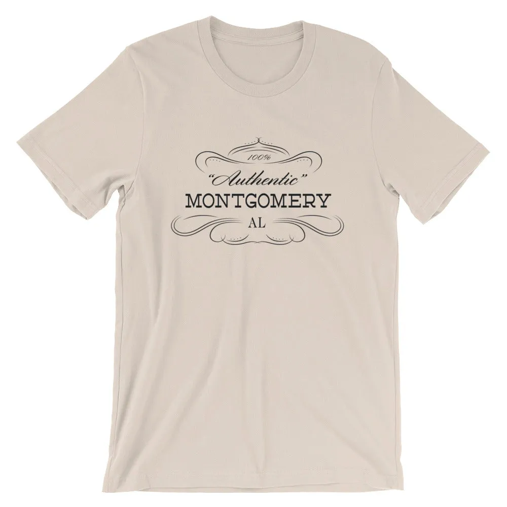 Montgomery AL T-Shirt - Short-Sleeve Unisex - Authentic - Alabama