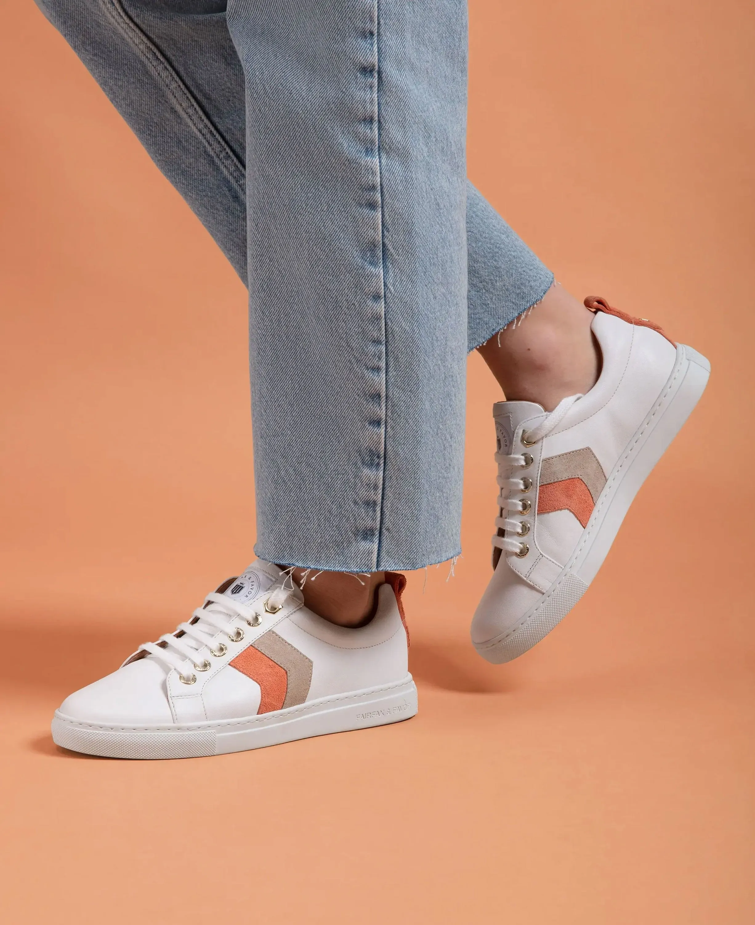 Alexandra Trainer White Melon Stone