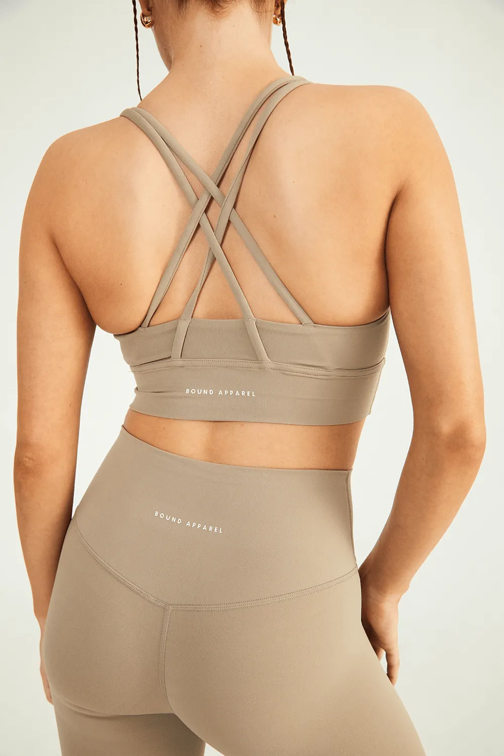 Almond Boundless Sports Bra