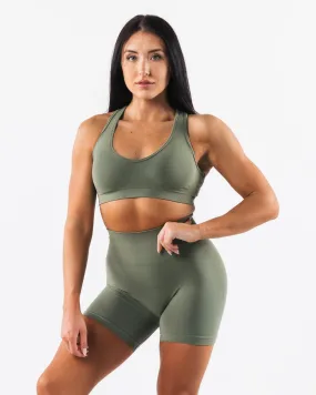 Amplify Contour Bra Noble Green