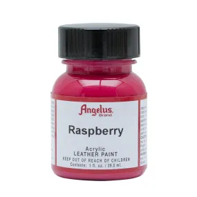 Angelus Raspberry Leather Paint 075 - Premium Leather Paint for Crafting and Restoration