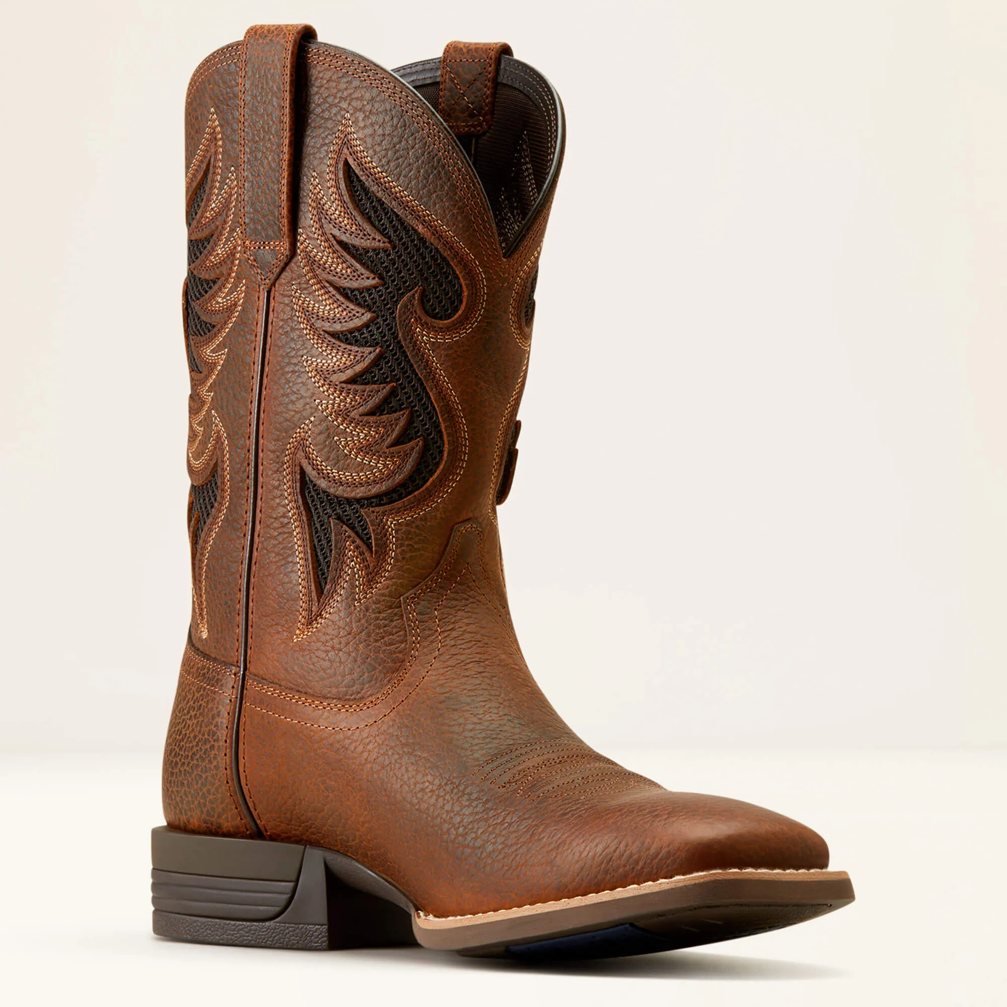 Ariat Men's VentTEK Cowboy Boot - Oiled Rowdy Cowpuncher