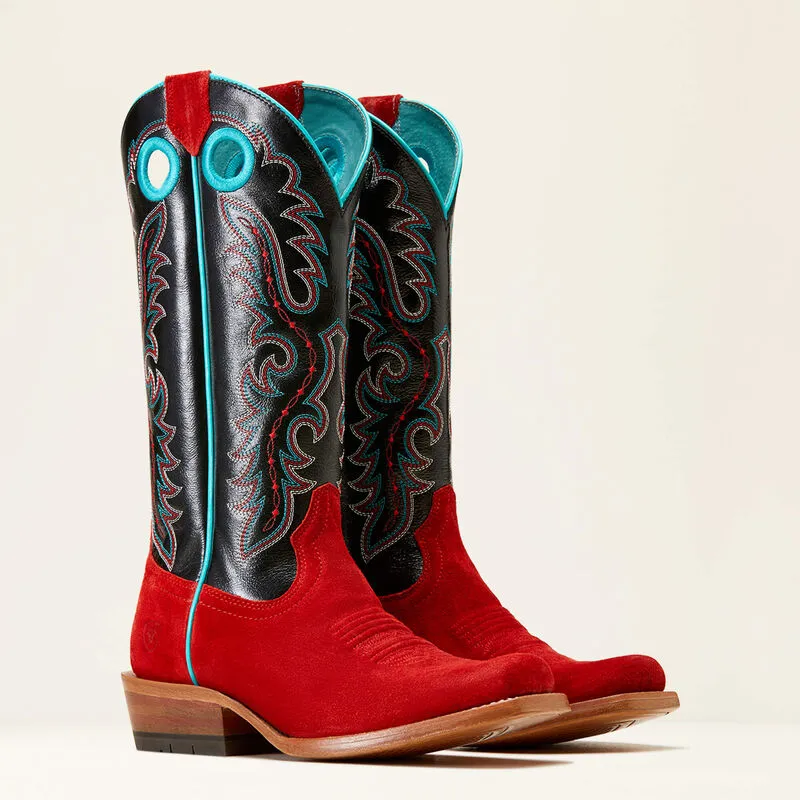 Ariat Women's Red Suede Western Boots