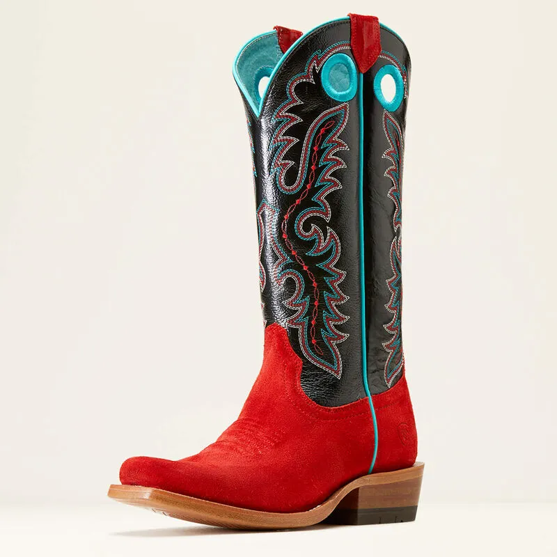 Ariat Women's Red Suede Western Boots