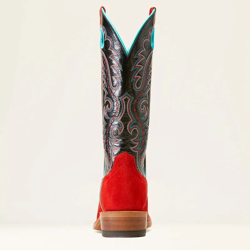 Ariat Women's Red Suede Western Boots