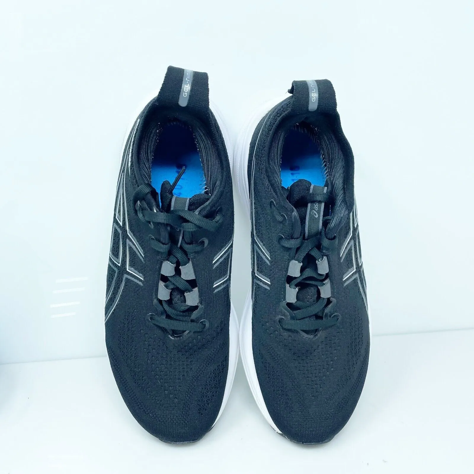 Asics Womens Gel Nimbus 26 1012B601 Black Running Shoes Sneakers Size 7