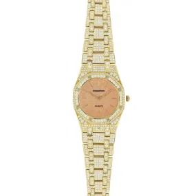 Gold Audemars Piguet Royal Oak Lady Watch 33MM - Model 67600BA.OO.1210BA.01