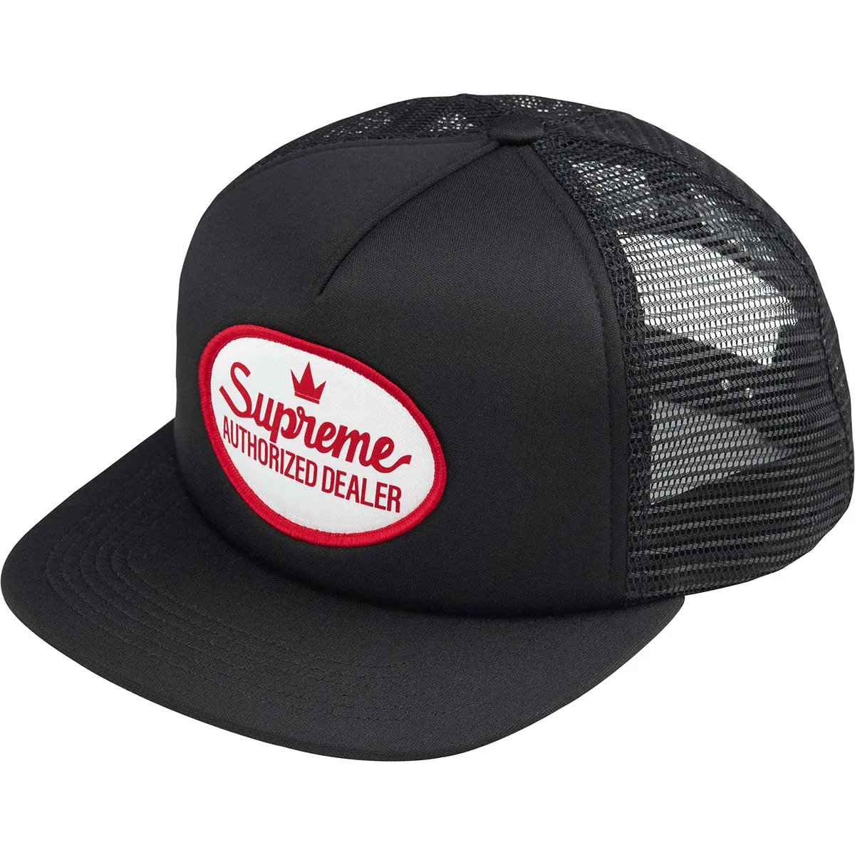 Authorized Mesh Back 5-Panel Hat (Black)